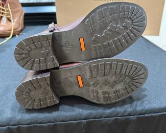 C126 - $30. Size 5.5. Cole Haan Kinley Boot in Chestnut. 