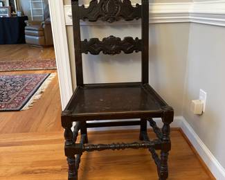 C146 - $35 - Single Antique Side Chair. 