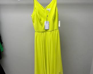 C69 - $30. NWT - Size XXS -Dress The Population. Lemongrass Color.