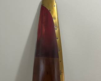 C150 - $50. Decorative Wooden & Metal Propeller