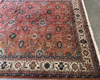 C129 - $250. 9' x 12' Area Rug. No Tag. Appears to have some sun fading - beautiful colors. 