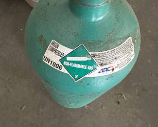 C192 - $50 - Argon Compressed Tank 5# (Empty?)