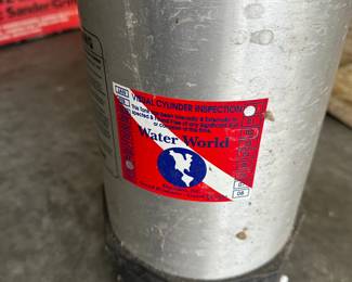 C193 - $50 EACH . 2 Scuba Tanks - need to be recertified (last done in 2000)