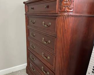 C51 - $175. 6 Drawer Dresser measures 42" wide x 19.5" deep x 52" tall. All drawers slide great! Minor surface wear on the top. 