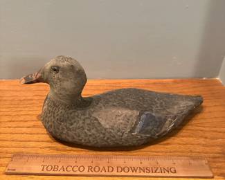 D24 - $35. Canvas Duck Decoy from Mississippi. 