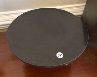 C38 - $75. Michael Aram Marble Cake Stand with Decorative Base. 