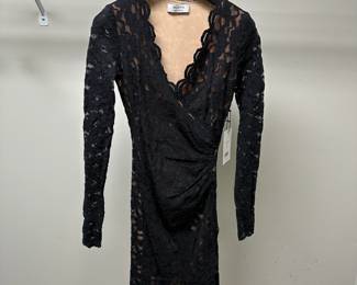 C71 - $40. XS -NWT. Bailey 44 "I Love The Nightlife" Black Dress. 