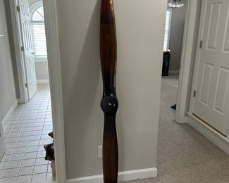 C150 - $50. Decorative Wooden & Metal Propeller