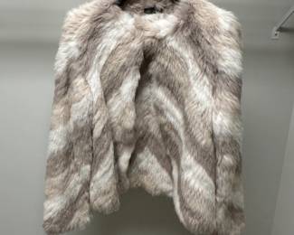 C80 - $125.  XS - Stella + Lorenzo Rabbit Fur Jacket