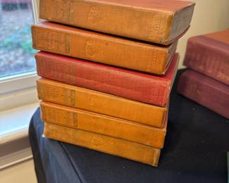 C168 - $25. Set of 6 Robert Louis Stevenson Books. 