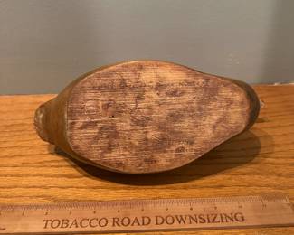 D12 - $20. Resin Duck Decoy. "Worlds Greatest Duck Hunter" signed on the bottom. 