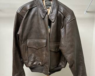 C96 - $225. Type A-2 Leather Avirex Jacket. Size XL. Gently used - VERY good condition! Flight Bomber Jacket. 
