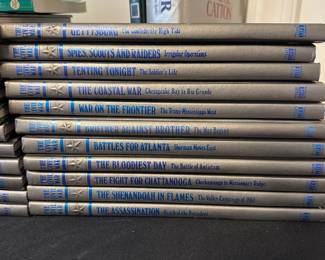 C174 - $50. Set of 22.  The Civil War Series. 1987 Time Life. 