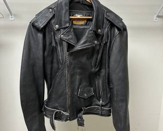 C1 - $175 - Sz. XL. Harley Davidson Vintage 2001 Insulated Leather Jacket. 