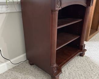 C54 - $40 - Was used in an office as a printer stand - very versatile piece. Measures 28" wide x 18" deep x 31" tall. 