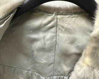 C65 - $40 - Vintage Mink Stole. Needs some repairs to front right and Lining. Otherwise in good vintage condition. 