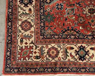 C129 - $250. 9' x 12' Area Rug. No Tag. Appears to have some sun fading - beautiful colors. 