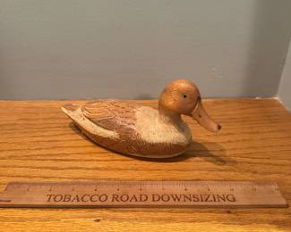 D18 - $20. Duck Decoy. Carved into the bottom "JWM 1984"