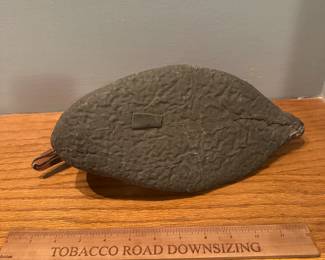 D24 - $35. Canvas Duck Decoy from Mississippi. 