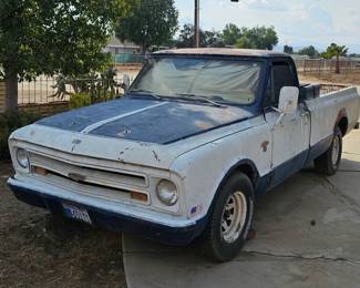 Vintage Chevy 1967 C10 pickup truck.  Bidding only!  Place your bid and highest bid will be notified once sale completes.  More pictures at end of photos 
