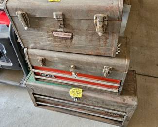 Empty tool boxes