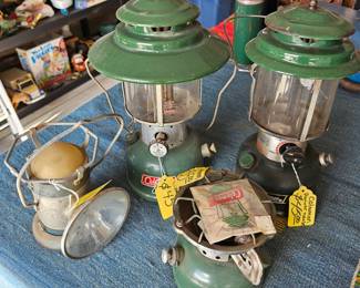 Many Coleman Lanterns