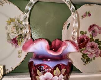Hand-painted Fenton
