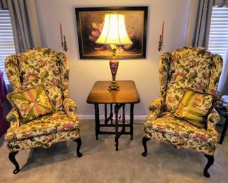 Very nice upholstered parlor chairs