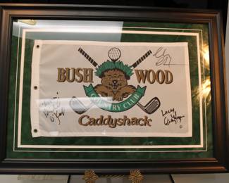 Caddyshack Autographed Banner 