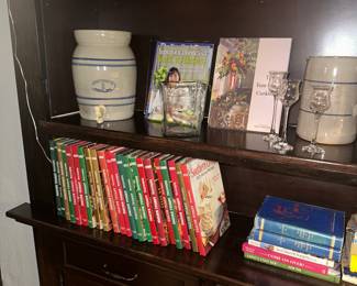 COOK BOOKS- OLD CROCK- SOUTHERN LIVING ANNUAL BOOKS