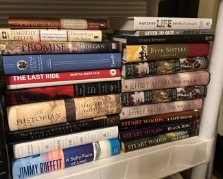 BOOKS - LOTS OF FIRST EDITION AND SIGNED 