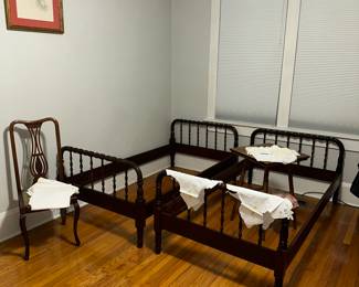 PAIR OF TWIN SIZE BEDS