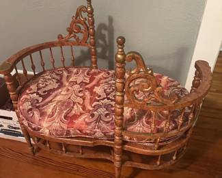 GOSSIP  OR COURTING BENCH- VICTORIAN