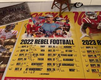 REBEL FOOTBALL POSTER 