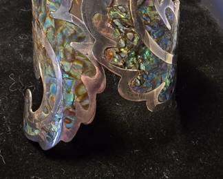 Mexican Clamp Bracelet - Sterling
