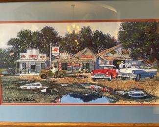 Backwoods Mall- Signed and Numbered Limited Edition Print by George Boutwell