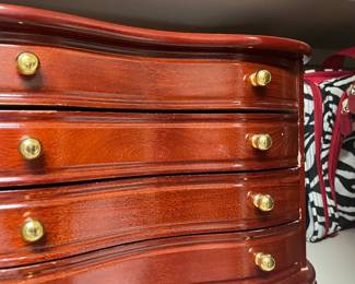 Gorgeous, mahogany jewelry box