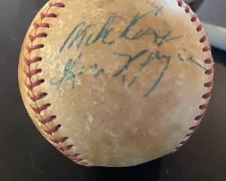 Autograph sign, Baseball