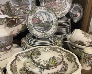 Johnson Brothers Friendly Village includes very rare serving pieces!