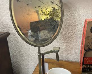 
Antique shaving mirror