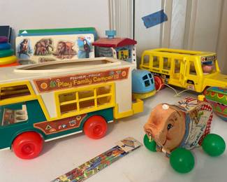 Vintage fisher Price toys