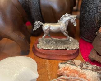 Hudson Pewter Horse Statue