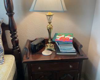 Gorgeous lamps with crystal and brass accents