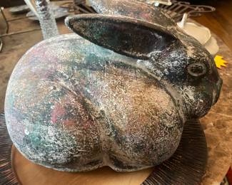 Crouching Clay Wonders Bunny 