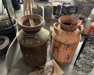 Antique Milk Cans