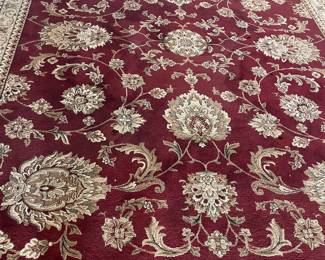 Beautiful Bazar Scarlet Area Rug Clean!
