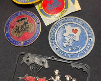 Horseless carriage club memorabilia