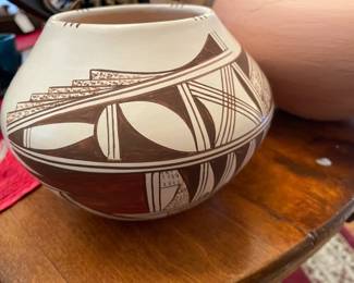 Loretta Navasie Hopi-Tewa Polychrome Pottery