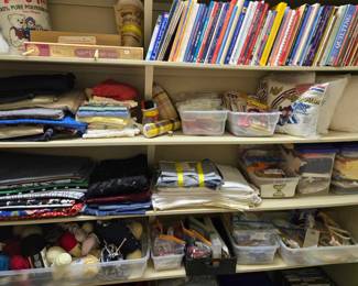 So much fabric & patterns!!