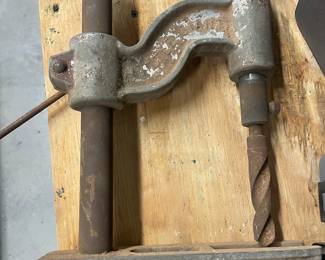 Vintage Blacksmiths Bench Drill